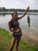 girls fishing